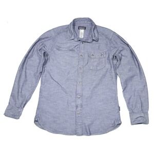 Patagonia Button Up Long Sleeve Casual Organic Cotton Shirt 53940 Mens‎ Size Sm